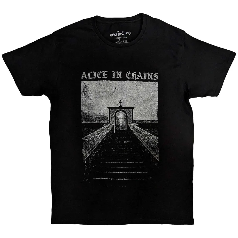 ALICE IN CHAINS - STAIRWAY - T-Shirt Black made by Spiral Direct