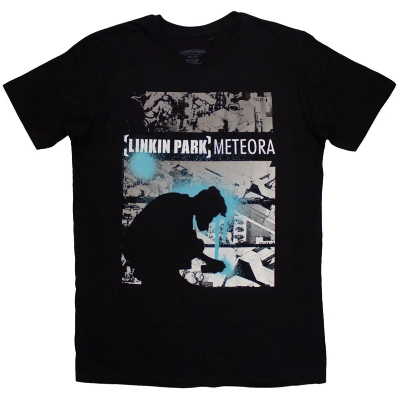LINKIN PARK - METEORA DRIP COLLAGE - T-Shirt Black made by Spiral Direct