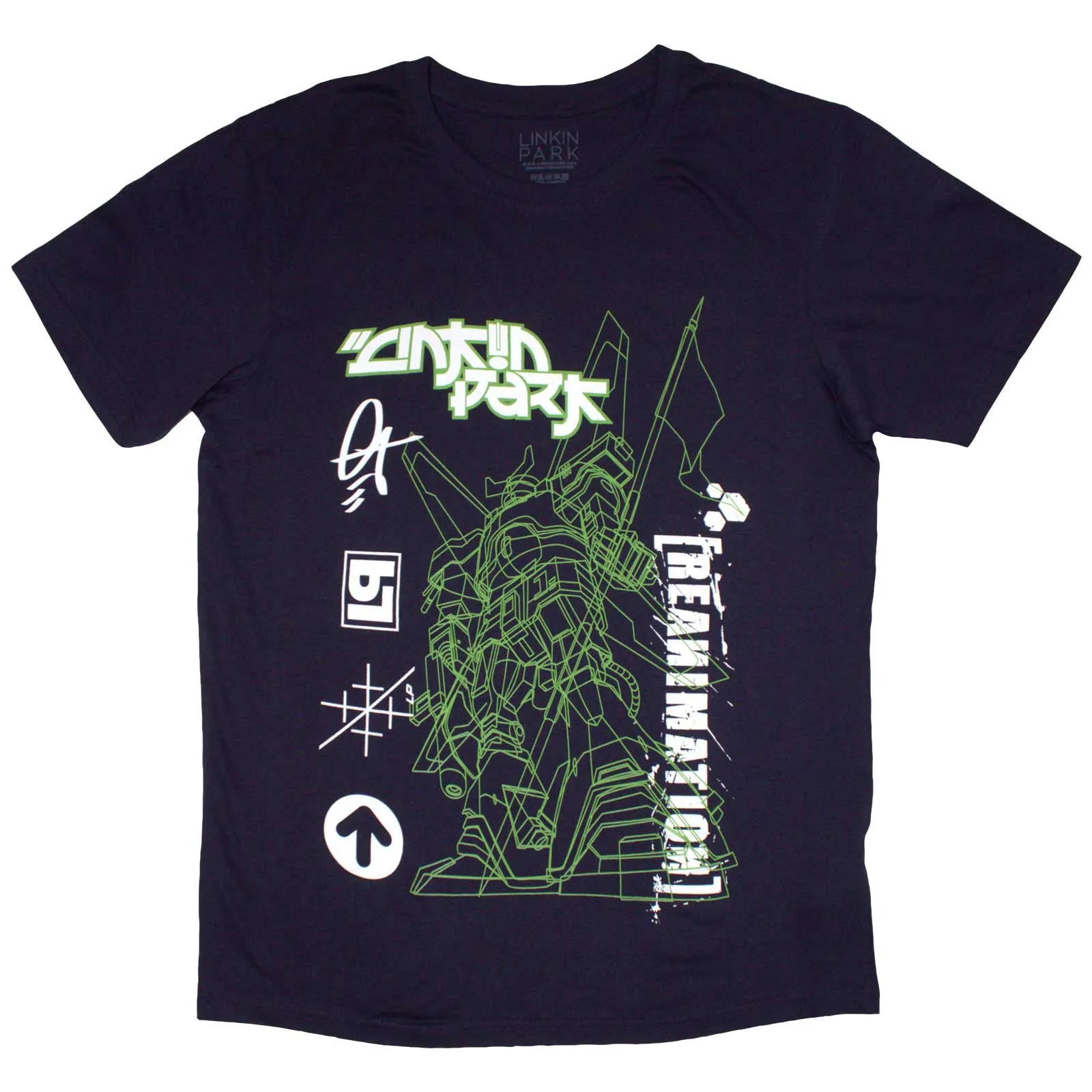 LINKIN PARK - REANIMATION ROBOT SKETCH - T-Shirt Blue sold by Spiral Direct