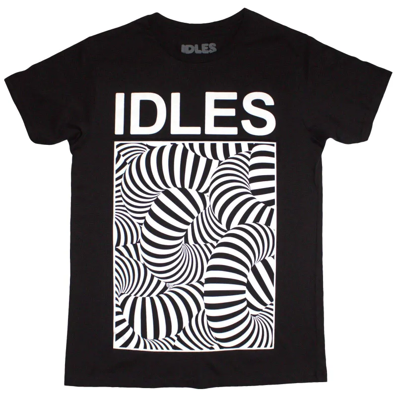 IDLES - PSYCH TUBES - T-Shirt Black made by Spiral Direct
