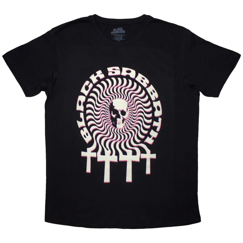BLACK SABBATH - HYPNOTIC SKULL - T-Shirt Black sold by Spiral Direct