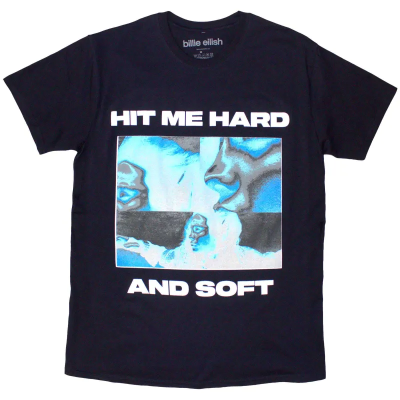 BILLIE EILISH - HIT ME HARD AND SOFT NEGATIVE - T-Shirt Blue sold by Spiral Direct