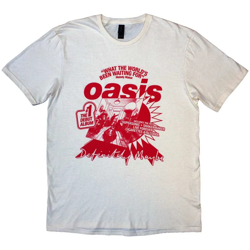 OASIS - WHAT THE WORLD'S BEEN WAITING FOR - T-Shirt Neutral made by Spiral Direct