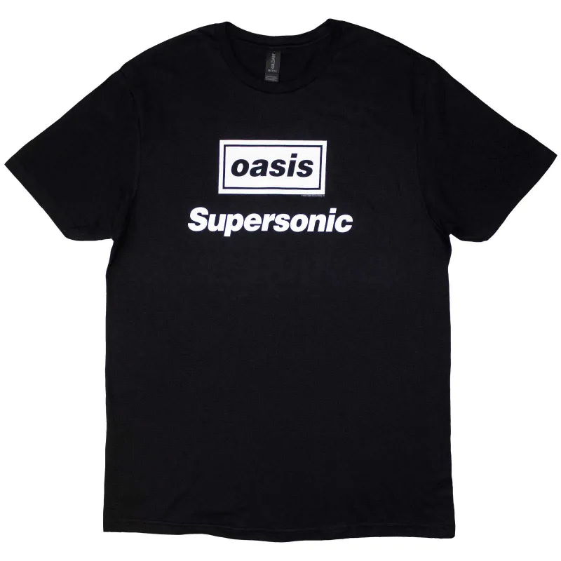 OASIS - SUPERSONIC TITLE - T-Shirt Black sold by Spiral Direct