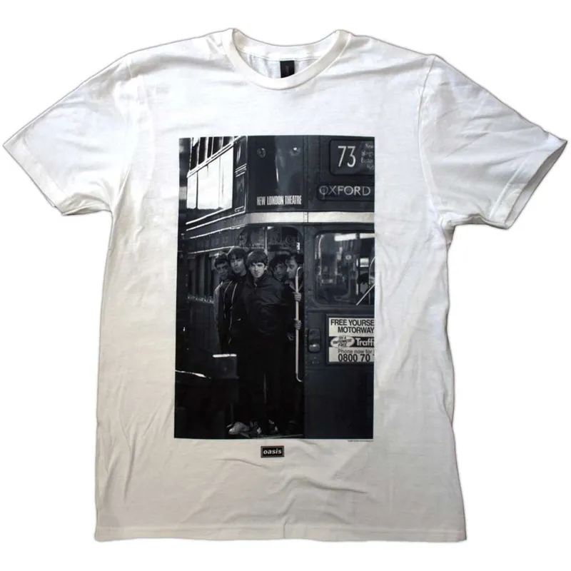 OASIS - LONDON BUS PHOTO - T-Shirt White sold by Spiral Direct