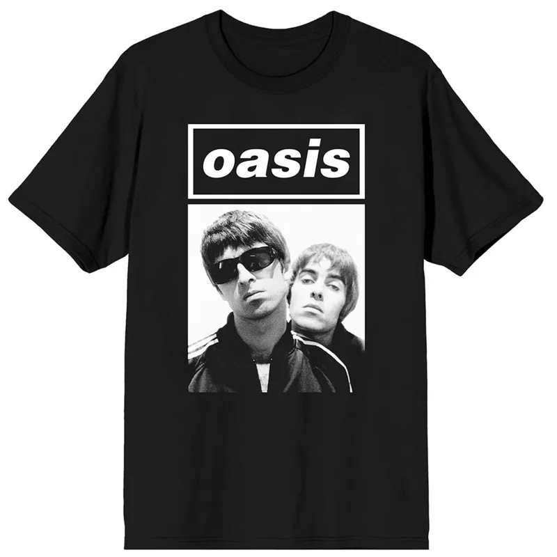 OASIS - NOEL & LIAM BOXED PHOTO - T-Shirt Black sold by Spiral Direct
