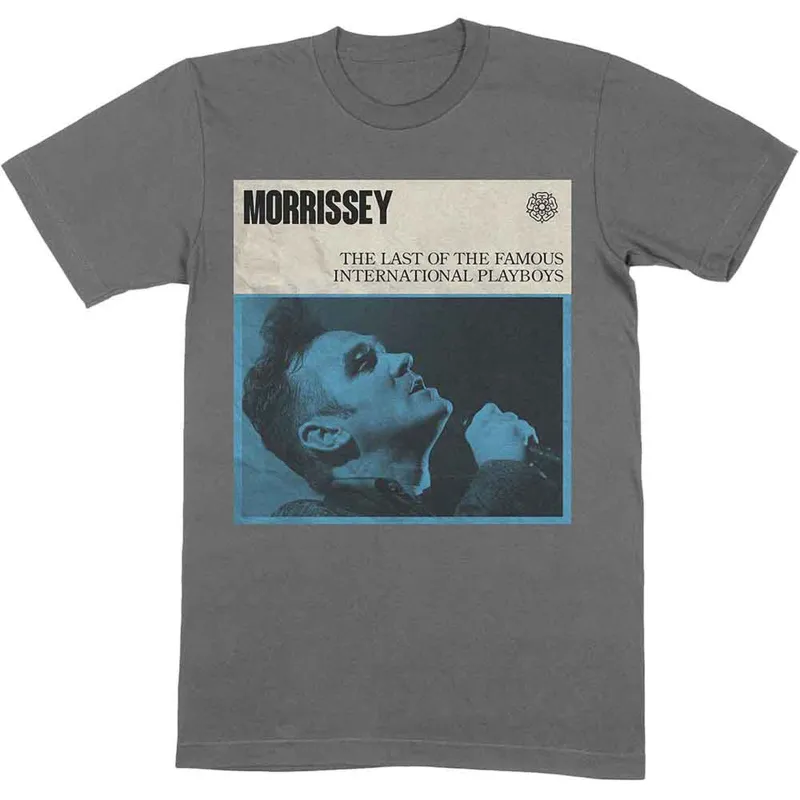 MORRISSEY - INTERNATIONAL PLAYBOYS - T-Shirt Grey made by Spiral Direct