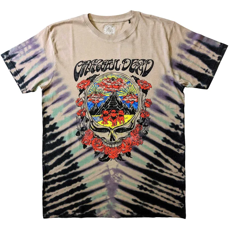 GRATEFUL DEAD - EYE CLOUDS - T-Shirt Neutral (Wash Collection) made by Spiral Direct