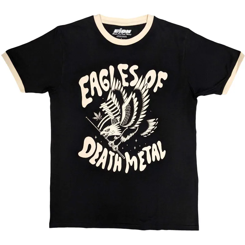 EAGLES OF DEATH METAL - EAGLE - Ringer T-Shirt Black sold by Spiral Direct