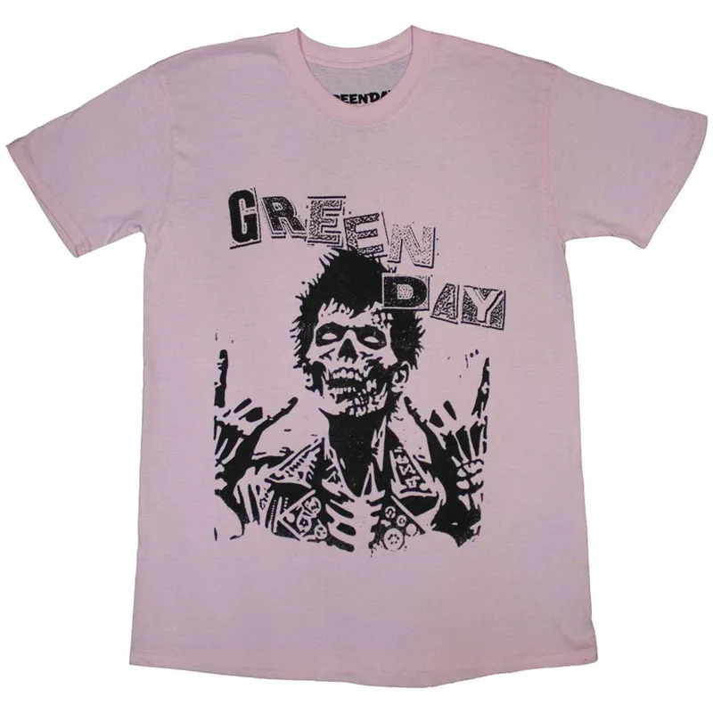 GREEN DAY - SAVIOR ZOMBIE - T-Shirt Pink sold by Spiral Direct