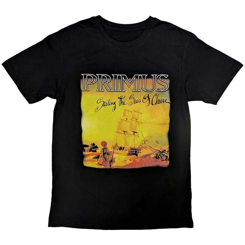 PRIMUS - SAILING THE SEAS OF CHEESE - T-Shirt Black sold by Spiral Direct