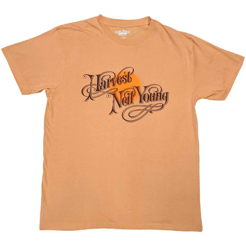 NEIL YOUNG - HARVEST - T-Shirt Yellow sold by Spiral Direct