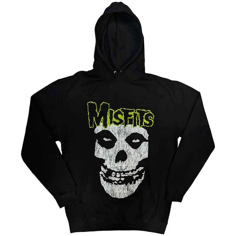 MISFITS - VINTAGE CLASSIC - Pullover Hoodie Black made by Spiral Direct