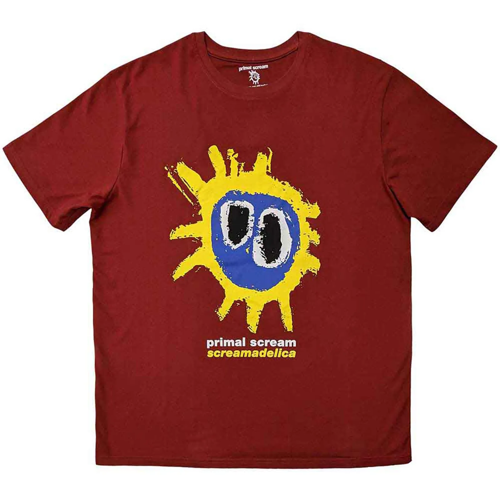 PRIMAL SCREAM - SCREAMADELICA - T-Shirt Red sold by Spiral Direct