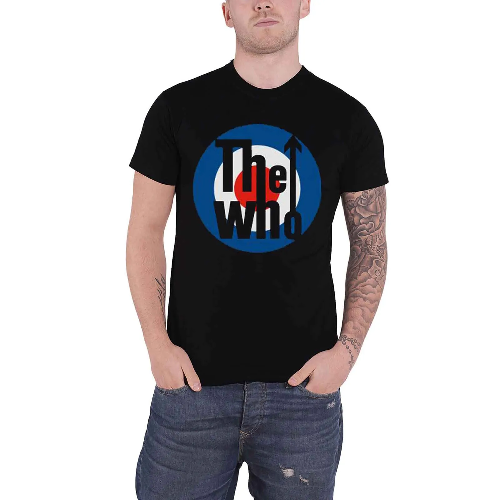 THE WHO - TARGET CLASSIC - T-Shirt Black sold by Spiral Direct product image thumbnail 2