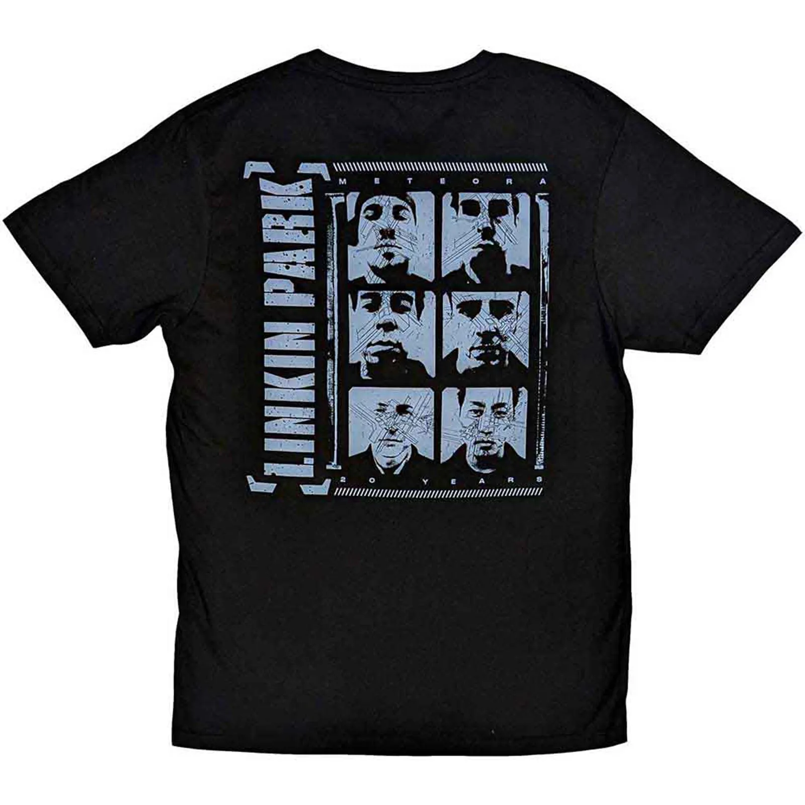 LINKIN PARK - METEORA PORTRAITS - T-Shirt Black (Back Print) sold by Spiral Direct product image thumbnail 2