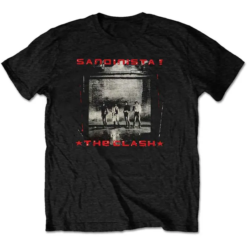 THE CLASH - SANDINISTA! - T-Shirt Black made by Spiral Direct