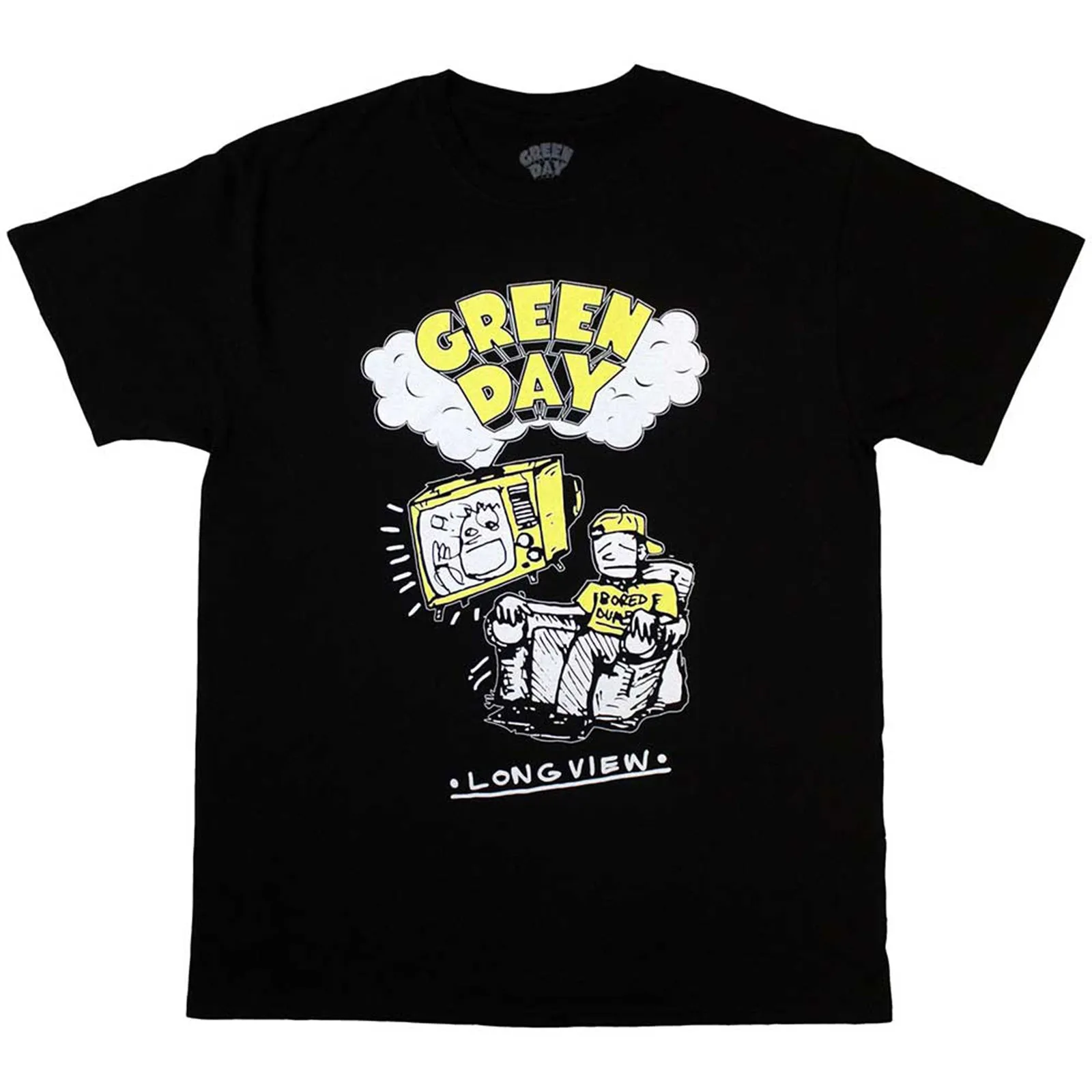 GREEN DAY - LONGVIEW DOODLE - T-Shirt Black sold by Spiral Direct