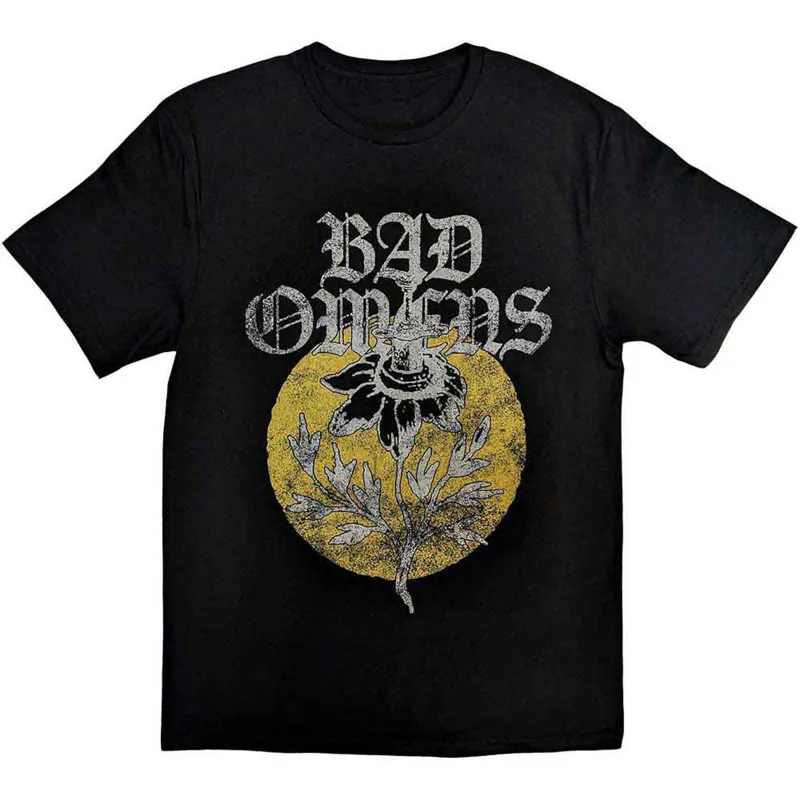BAD OMENS - SUNFLOWER - T-Shirt Black sold by Spiral Direct