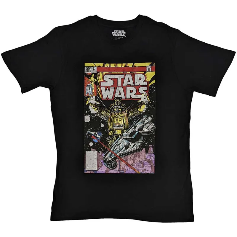 STAR WARS - DARTH VADER COMIC - T-Shirt Black sold by Spiral Direct