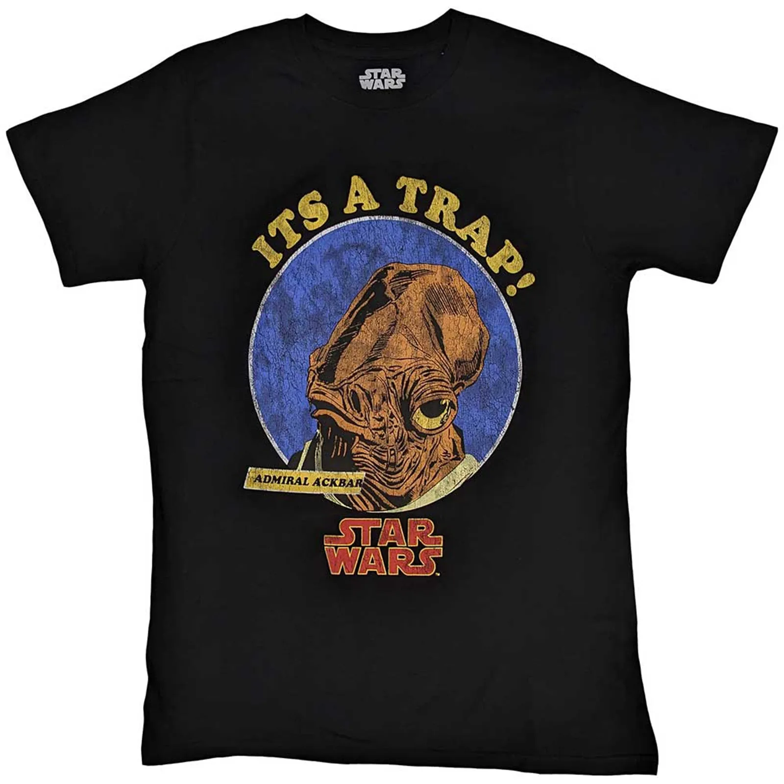 STAR WARS - ACKBAR IT'S A TRAP - T-Shirt Black sold by Spiral Direct