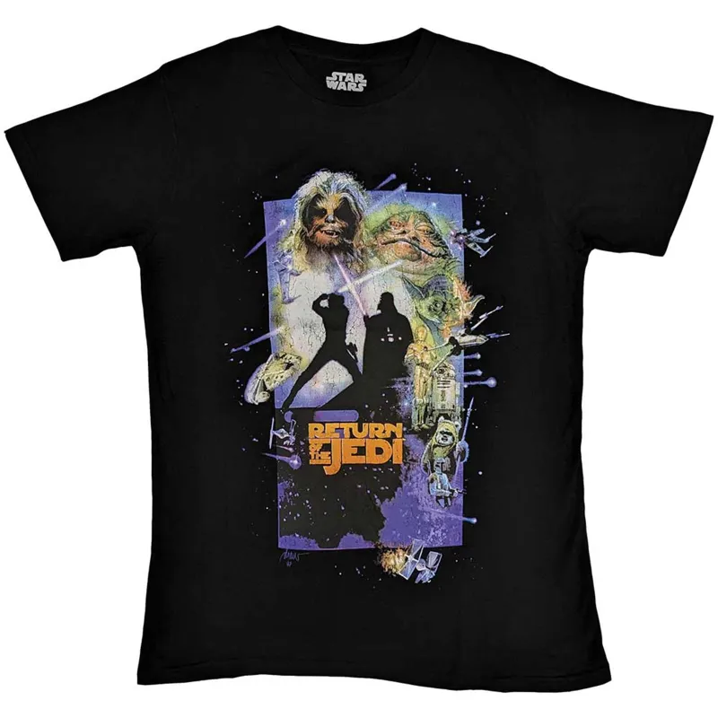 STAR WARS - RETURN OF THE JEDI POSTER - T-Shirt Black sold by Spiral Direct