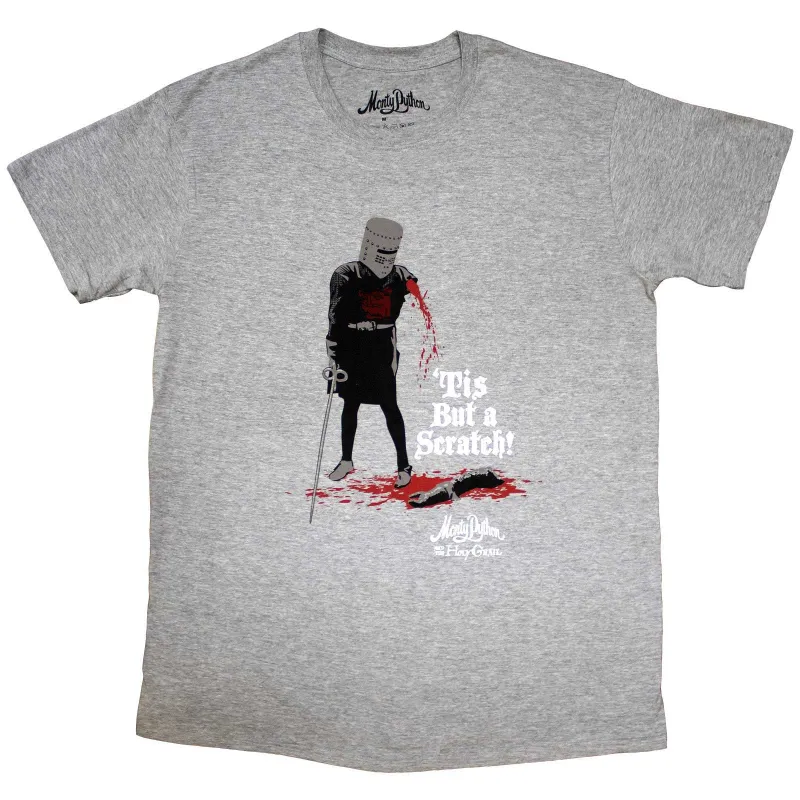 MONTY PYTHON - TIS BUT A SCRATCH - T-Shirt Grey made by Spiral Direct