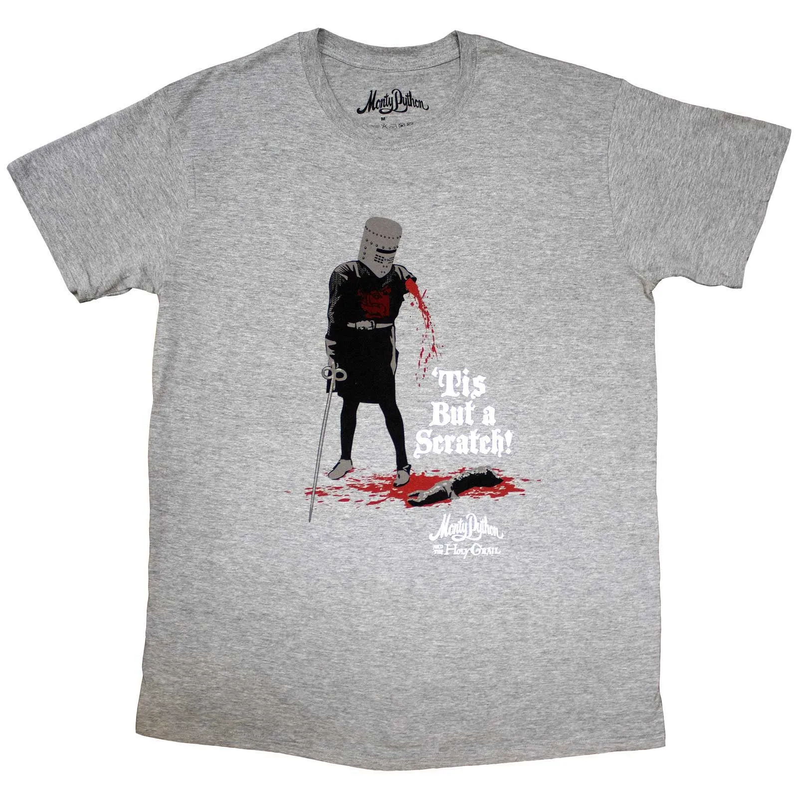 MONTY PYTHON - TIS BUT A SCRATCH - T-Shirt Grey sold by Spiral Direct