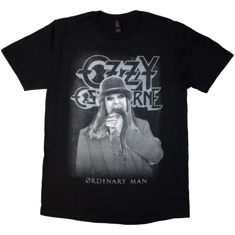 OZZY OSBOURNE - ORDINARY MAN SNAKE RAYOGRAPH - T-Shirt Black sold by Spiral Direct