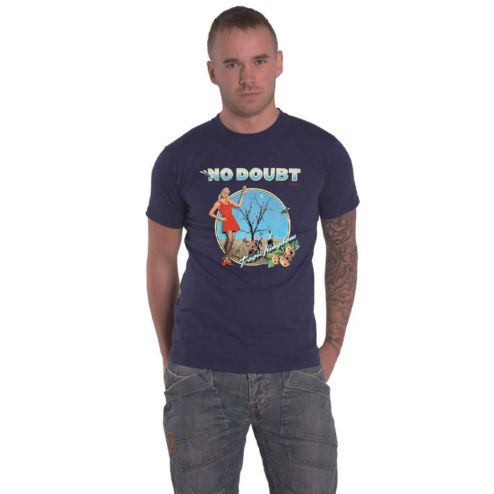 NO DOUBT - TRAGIC KINGDOM - T-Shirt Blue sold by Spiral Direct product image thumbnail 2