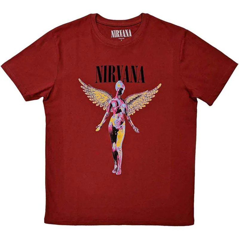 NIRVANA - IN UTERO - T-Shirt Red sold by Spiral Direct