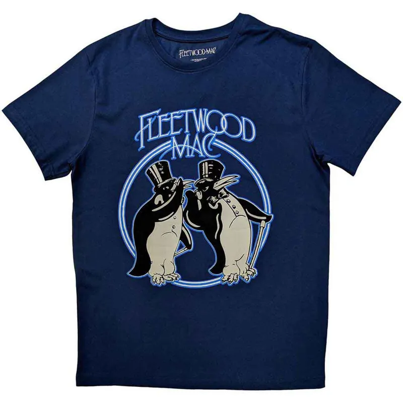 FLEETWOOD MAC - PENGUINS - T-Shirt Blue sold by Spiral Direct