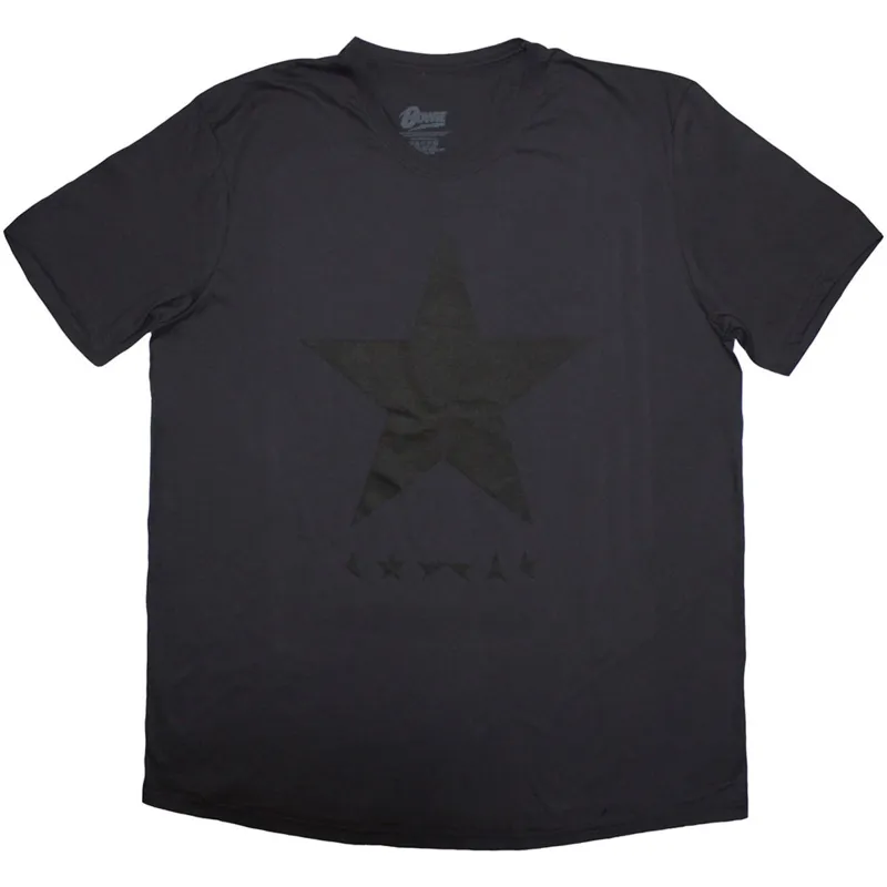 DAVID BOWIE - BLACKSTAR ON GREY - T-Shirt Grey made by Spiral Direct
