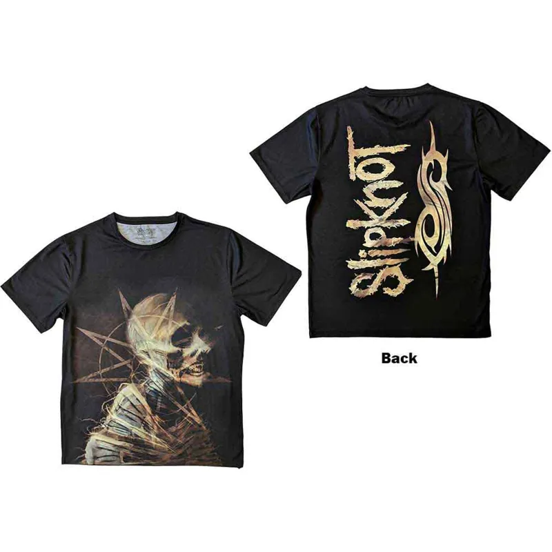 SLIPKNOT - PROFILE - Sublimation T-Shirt Black (Back Print) sold by Spiral Direct