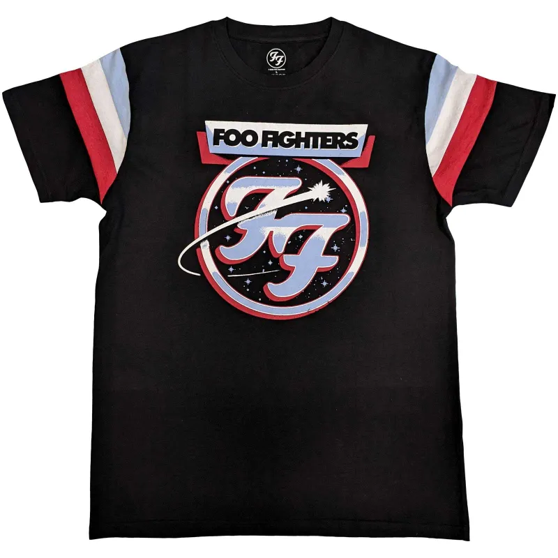 FOO FIGHTERS - COMET TRICOLOUR - Ringer T-Shirt Black made by Spiral Direct