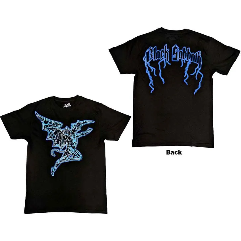 BLACK SABBATH - LIGHTNING HENRY - T-Shirt Black (Back Print) sold by Spiral Direct