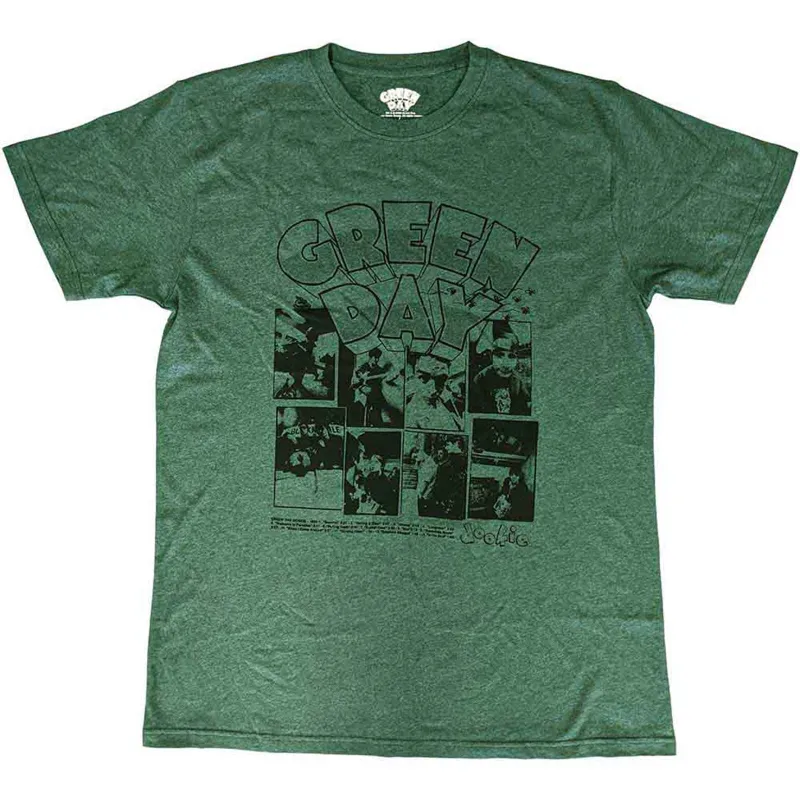 GREEN DAY - DOOKIE FRAMES - T-Shirt Green sold by Spiral Direct