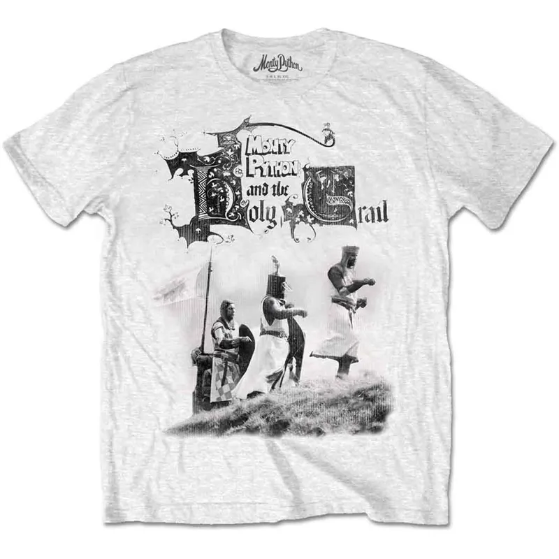 MONTY PYTHON - KNIGHT RIDERS - T-Shirt White made by Spiral Direct