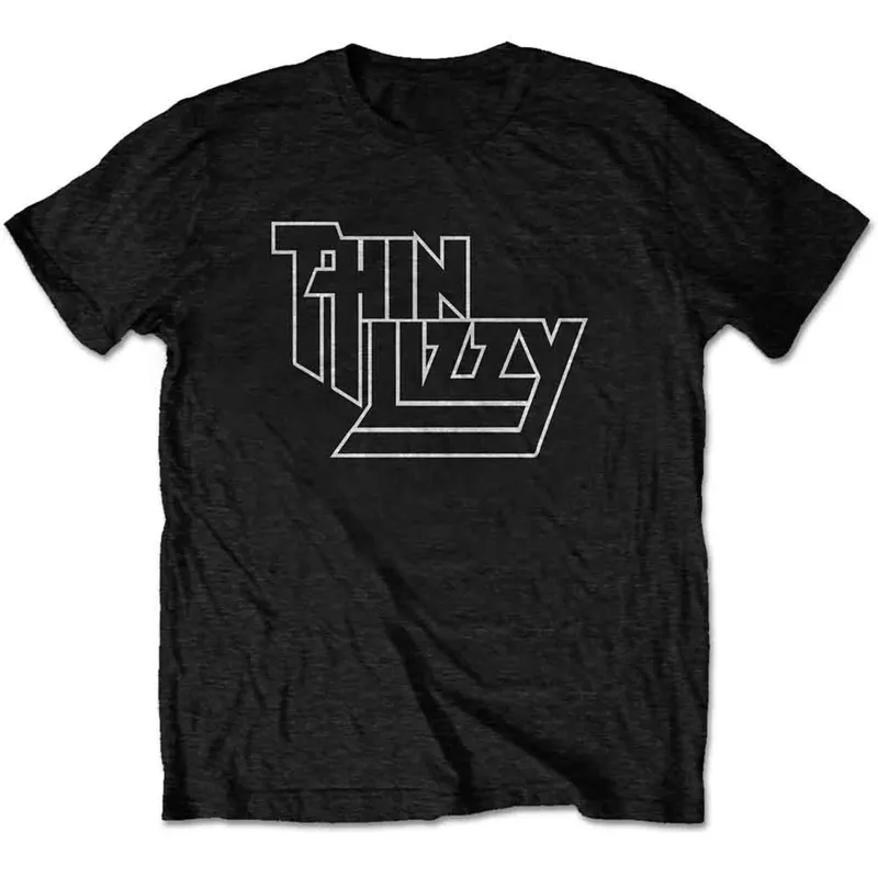 THIN LIZZY - LOGO - T-Shirt Black made by Spiral Direct