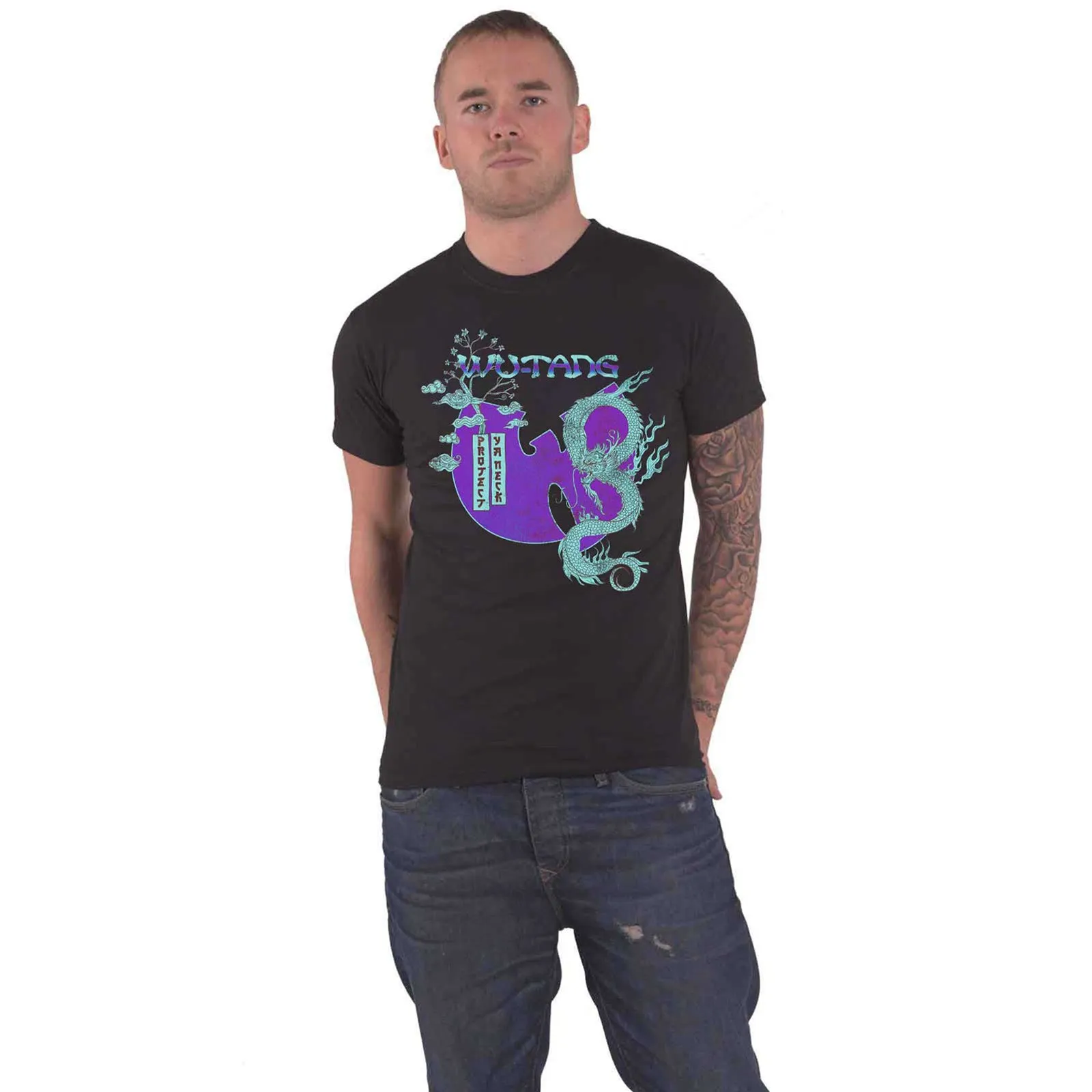 WU-TANG CLAN - DRAGON BONSAI - T-Shirt Black sold by Spiral Direct product image thumbnail 2