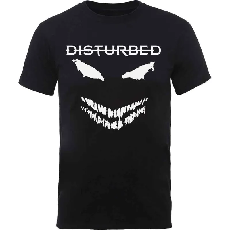 DISTURBED - SCARY FACE CANDLE - T-Shirt Black made by Spiral Direct