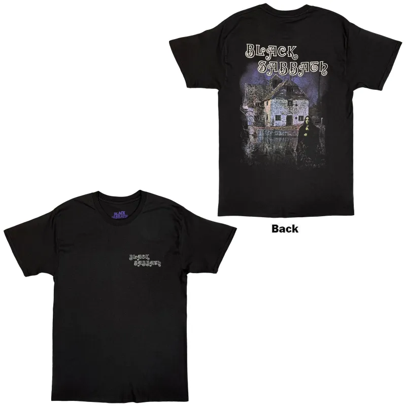 BLACK SABBATH - DEBUT ALBUM - T-Shirt Black (Back Print) sold by Spiral Direct