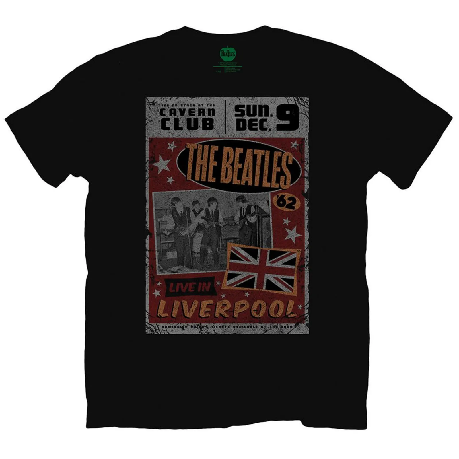 BEATLES, THE - LIVE IN LIVERPOOL - T-Shirt Black sold by Spiral Direct