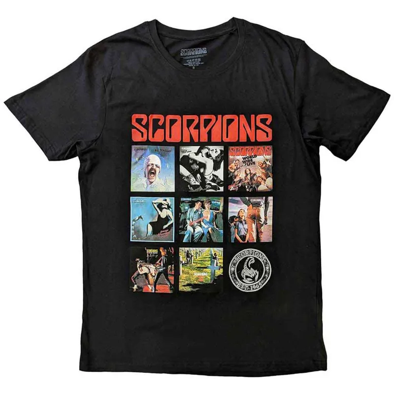 SCORPIONS - REMASTERED - T-Shirt Black made by Spiral Direct
