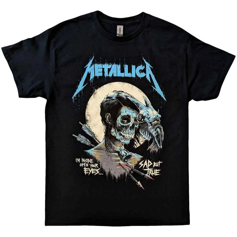 METALLICA - SAD BUT TRUE POSTER - T-Shirt Black sold by Spiral Direct