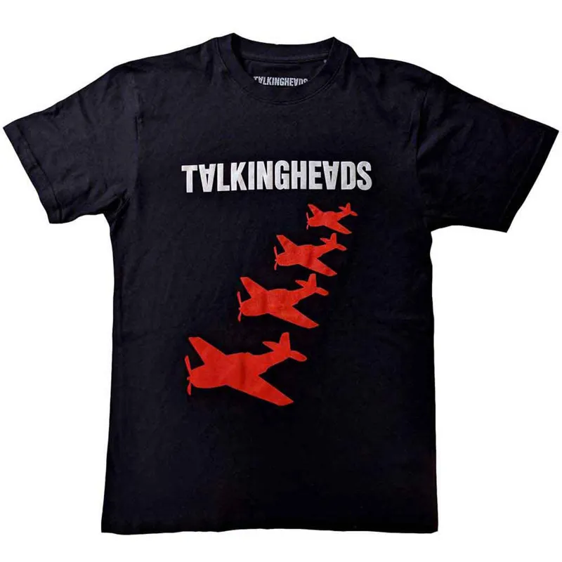 TALKING HEADS - 4 PLANES - T-Shirt Black sold by Spiral Direct