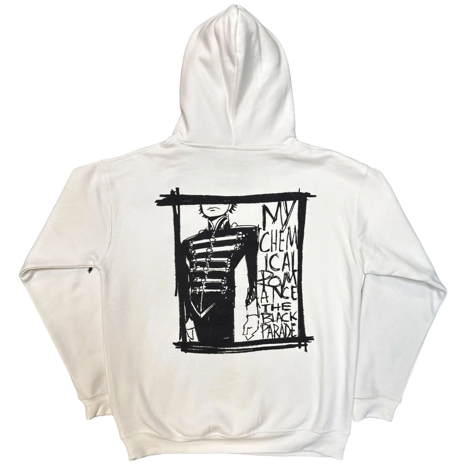 MY CHEMICAL ROMANCE - XV MARCHING FRAME - Pullover Hoodie White (Back Print) sold by Spiral Direct product image thumbnail 2