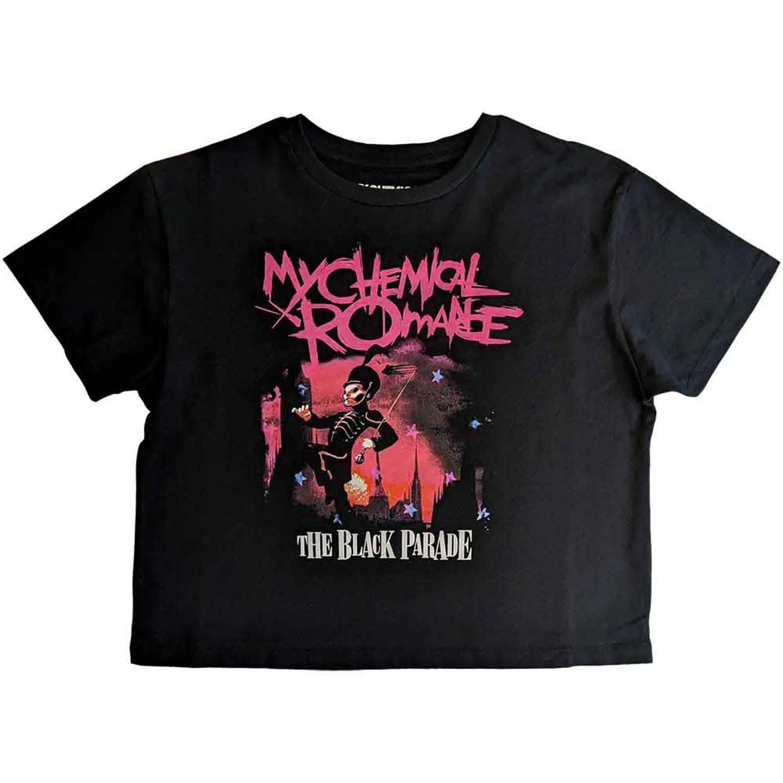 MY CHEMICAL ROMANCE - MARCH - Crop Top Black sold by Spiral Direct