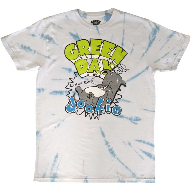 GREEN DAY - DOOKIE LONGVIEW - T-Shirt White (Wash Collection) sold by Spiral Direct