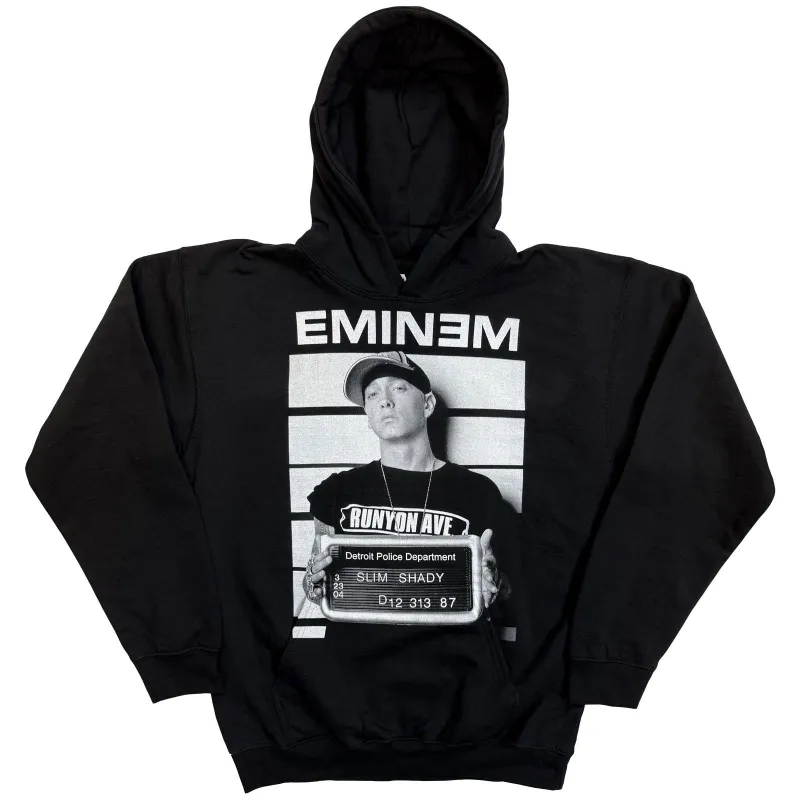 EMINEM - ARREST - Pullover Hoodie Black made by Spiral Direct